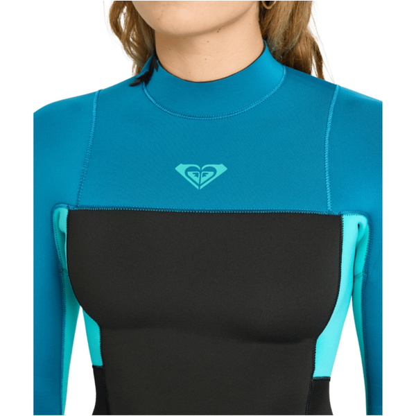 2026 Roxy Womens Prologue+ 4/3mm Back Zip Wetsuit 26BW213516 - Baltic